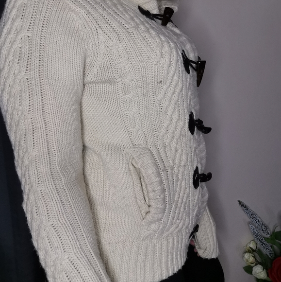 Horn Button Cardigan Sweater - Picture 7 of 11